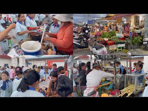 The popular street food near garment factory