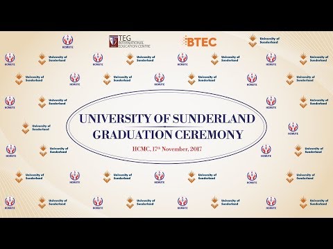 UNIVERSITY OF SUNDERLAND GRADUATION CEREMONY