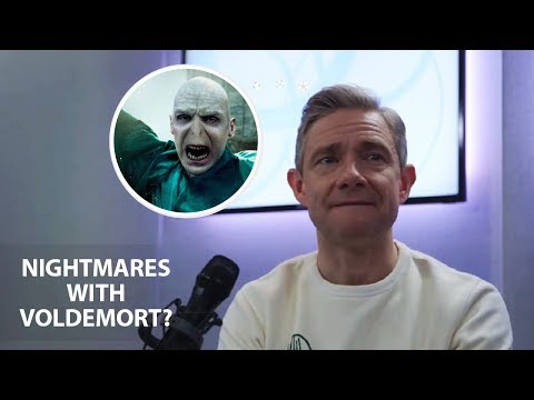 Martin Freeman had nightmares with Voldemort?!😱