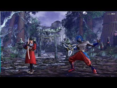 Samurai Shodown - Hibiki VS Basara