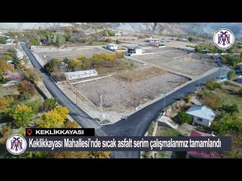 Keklikkayası Mahallesinde sıcak asfalt serim çalışmaları tamamlandı. 30.10.2023