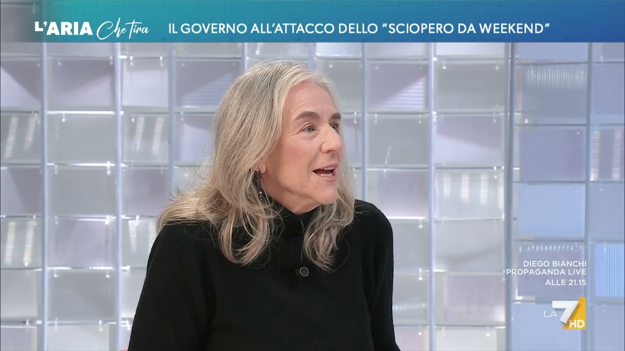 Sciopero generale, l'ironia di Giovanna Botteri: "Mi ha colpito Salvini che ha parlato di ...