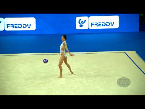 ZENG Laura (USA) - 2017 Rhythmic Worlds, Pesaro (ITA) - Qualifications Ball