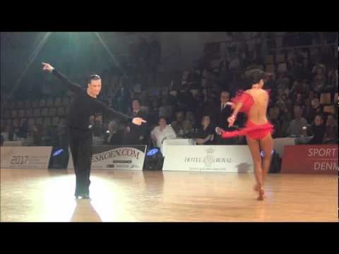 Aarhus 2012 - World Under 21 Latin - solo Rumba - Nikolay Mikadze & Yana Novikova