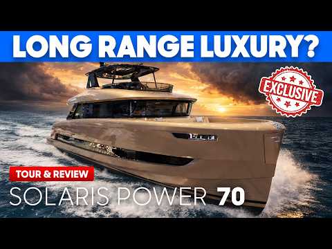 €5M Range Monster: 900 NM AND Italian Luxury?! Solaris Power 70 Long Range - Tour & Review 2026