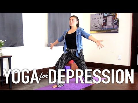 Yoga for Depression - Stress & Anxiety Relief Flow for Beginners