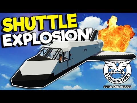 IDIOTS CAUSE SPACE SHUTTLE DISASTER! - Stormworks Multiplayer Gameplay - Plane Crash Survival