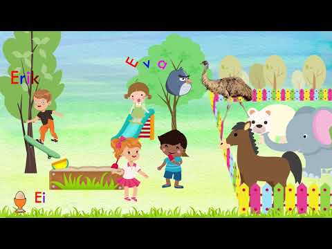 ABC-Lied - Buchstabe E - mit Kiku, dem Clown