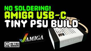Anyone Can Build This tiny Amiga USB-C PSU (No Soldering!) #pcbway #amiga #commodore #modernpsu
