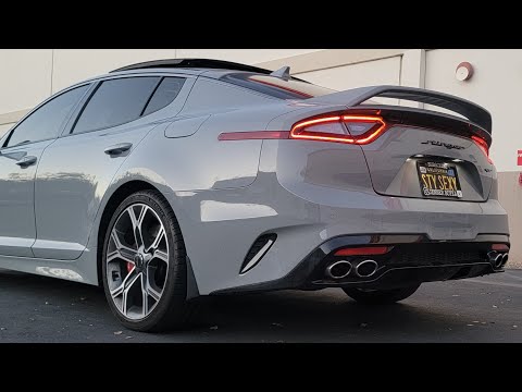 Kia Stinger Scorpion Spoiler / Upper Trunk Removal
