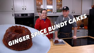 Cake For Two - Mini Ginger Spice Bundt Cakes For Two
