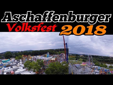 Aschaffenburger Volksfest 2018 - Fahrgeschäfte & Impressionen (15.06 - 25.06.18)