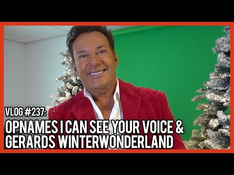 OPNAMES I CAN SEE YOUR VOICE & GERARDS WINTERWONDERLAND - GERARD JOLING - VLOG #237