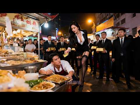 拜金女一腳踹開賣炒麵小夥攀上暴發戶，豈料剛離婚的小夥竟當場拿出千億黑卡迎娶美女總裁，拜金女這才知道他是權勢滔天的首富繼承人！這些年裝成普通人這是為了考驗她，腸子都悔青了#天降千亿成首富