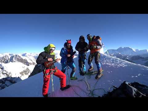 World Record HIGHEST CONCERT EVER Mera Peak 6461m