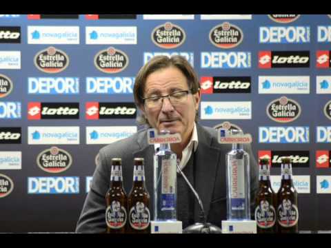 21/12/2013 Rueda de prensa de Anquela tras el Deportivo 3-3 C.D. Numancia