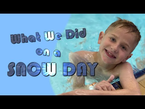SNOWY DAY!! What did we do when we are stuck inside?