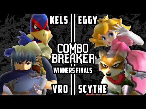 Combo Breaker 2017 Smash Melee - Vro & Kels vs Scythe & Eggy - Melee Doubles Winners Finals