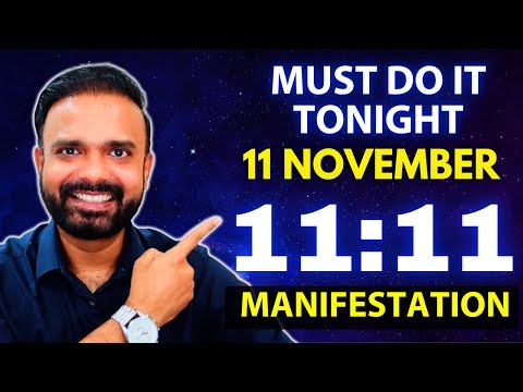 11:11 Manifestation Ritual (Do This Tonight -11 Nov) Manifest Your Dreams (Step-by-Step Ritual)