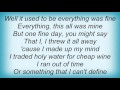 Lloyd Cole - Waterline Lyrics
