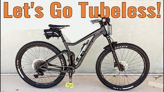 How to convert your Bike to Tubeless - Orange Sealant Review (Easy DIY Tutorial)