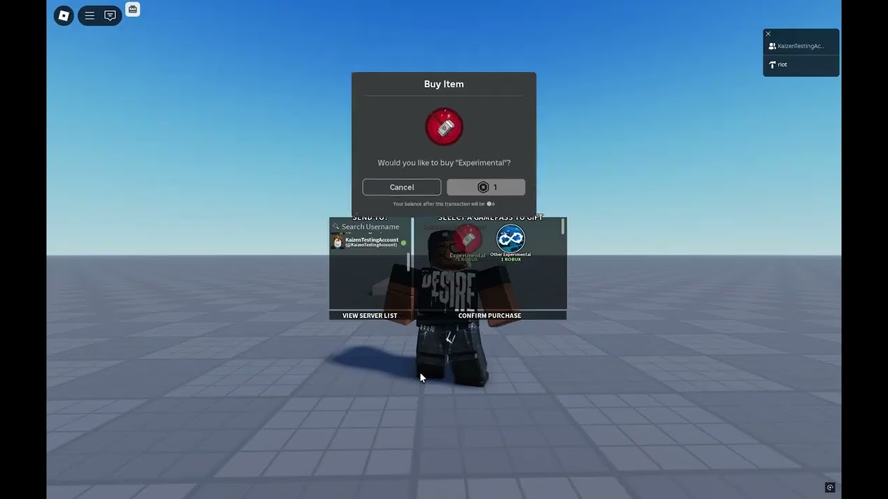 Gamepass Gifting System V2  | Roblox Studio