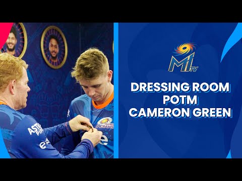 Cameron Green - Dressing room POTM | Mumbai Indians