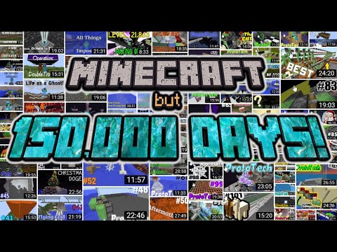 Rays Works - Minecraft World but 150,000 days Old! [WORLD RECORD] | ProtoTech SMP #123