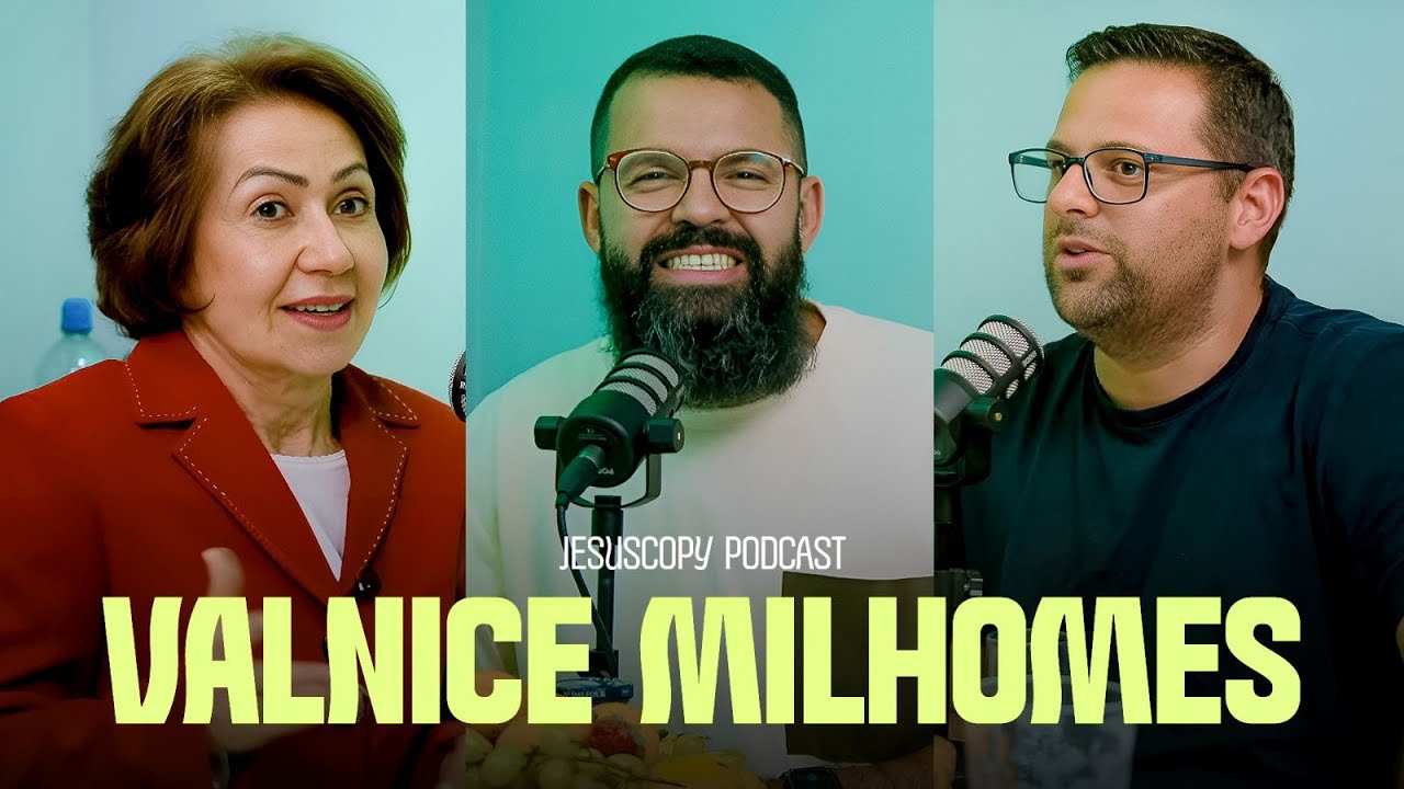 Valnice Milhomens Testemunho Forte com Douglas Gonçalves  e Thiago Marques no Podcast JesusCopy #161