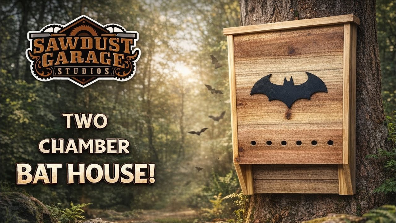 DIY Cedar Two Chamber Bat House Project | How To Build 🦇