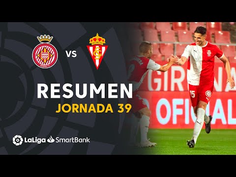 Resumen de Girona FC vs Real Sporting (1-0)