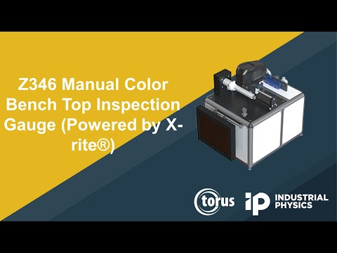 Video do Medidor Manual de Inspeção de Cores de Bancada Z346 (Powered by X-rite®)