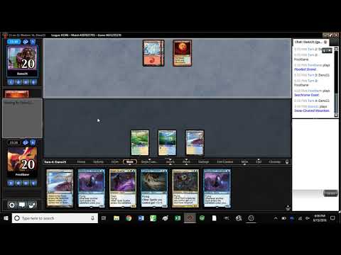 Modern UW Spirits League 08/13/18 - Match 1 vs Mono Red Prison and Deck Tech (1 of 5)