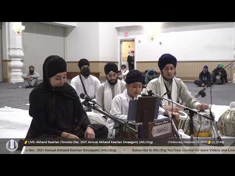 070 Bhai Kirpa Singh Jee Toronto Wednesday Evening Toronto Dec 2021 Annual Akhand Keertan Smaagam