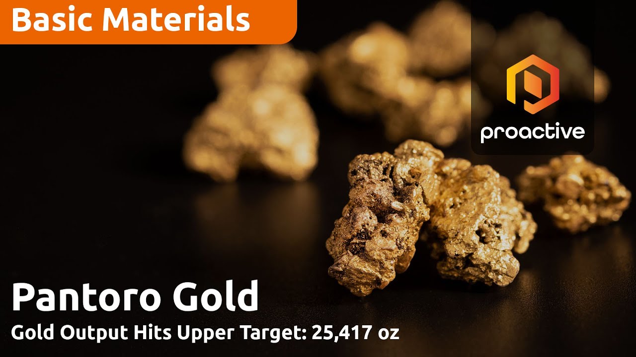 Pantoro Gold tops guidance with over 25koz of gold