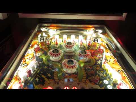 Kiss Pinball Arcade Game By Bally 1978 Quick Demo
