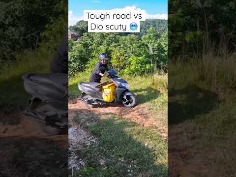 Thumbnail for Ride Honda Dio scooter on Xtreme Road | Tough Road vs Tough Rider | #natureride #honda #dio #mukbang by Honda Dio