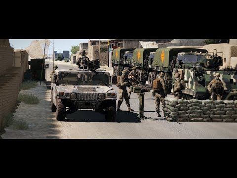 ArmA 3 Zombies Military Checkpoint - Afghan National Army