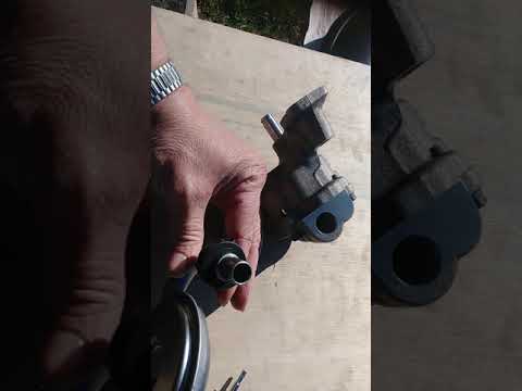 Inexpensive oil pump screen install tool for engine rebuild