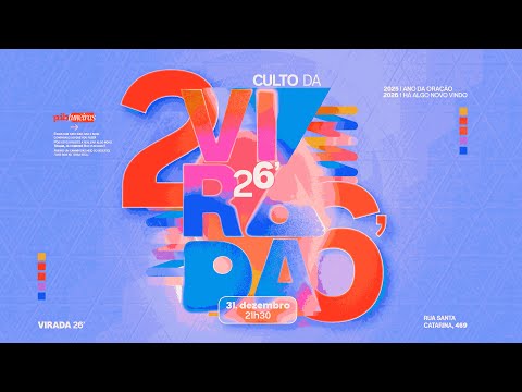 CULTA DA VIRADA 2026 I PIB TUNEIRAS