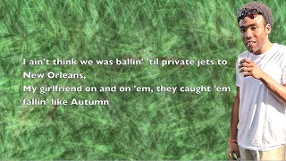 Childish Gambino - Westwood Freestyle - Lyrics