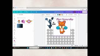 Cheer Fundraiser Canva Template Tutorial