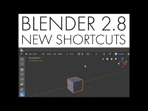 Daily Blender Tip 92 - Blender 2.8 Keyboard Shortcuts