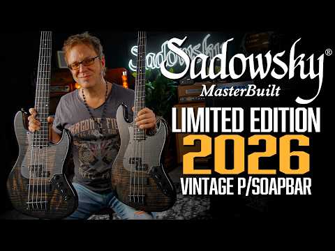 Sadowsky LIMITED EDITION 2026 Masterbuilt P/Soapbar Bass | Demo w. Lars Lehmann