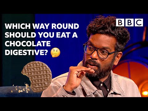 What's the correct way to eat a chocolate digestive? 🍪 BBC