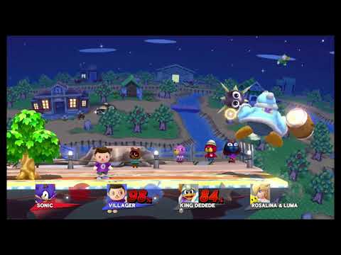 Villager vs King Dedede. Last moment Fight. played by Zeni. Super Smash Bros. Wii U 18.6.2018