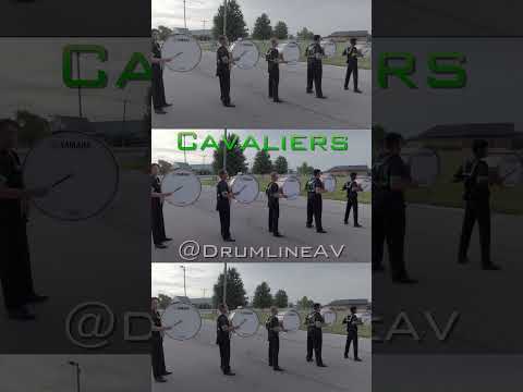 Bass Splits for days! Cavaliers are amazing! #dci2023 #dci #drumline #drumcorps #cavaliers