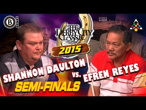 CRAZY BANKS: Shannon DAULTON vs Efren REYES - 2015 DERBY CITY CLASSIC BANKS DIVISION