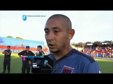 Luna: "Es importante el triunfo". Tigre 1 - Olimpo 0. Fecha 3. Primera División 2015. FPT.