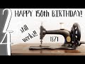 My OLDEST Antique Singer Treadle Sewing Machine 1871 New Family Model 12 Demo Timing Adjustment